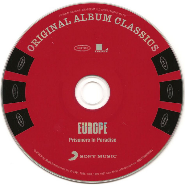 Europe  Prisoners in Paradise; Remastered : CD